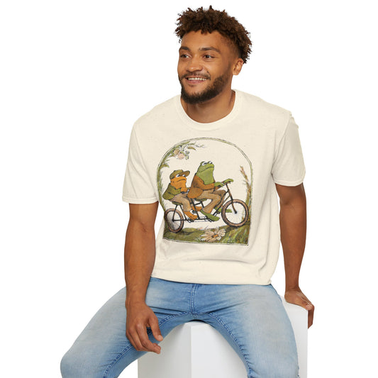 Frog and Toad Bike Unisex Softstyle T-Shirt